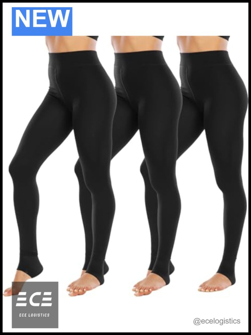 Fleece Lined Thermal Leggings High Rise Velvet Tights Winter Warm
